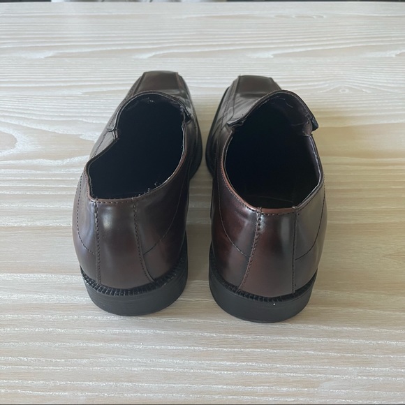 Alfani Dress Loafer Shoes Chocolate Brown Leather 13 - Picture 7 of 11